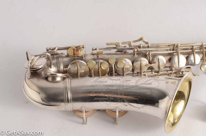 Conn Early 6M Alto Original Silver Plate Needs Overhaul Great Vintage!