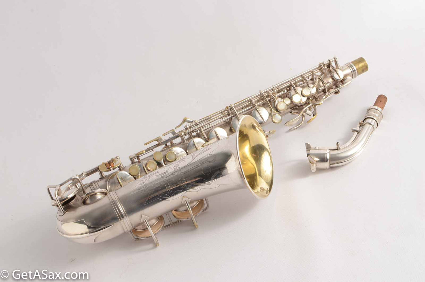 Conn Early 6M Alto Original Silver Plate Needs Overhaul Great Vintage!