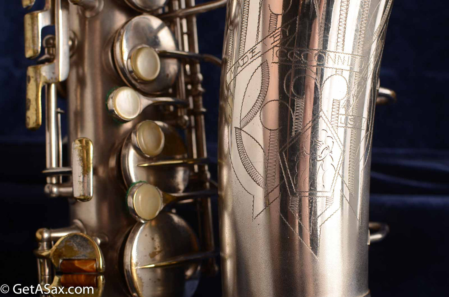 Conn Early 6M Alto Original Silver Plate Needs Overhaul Great Vintage!