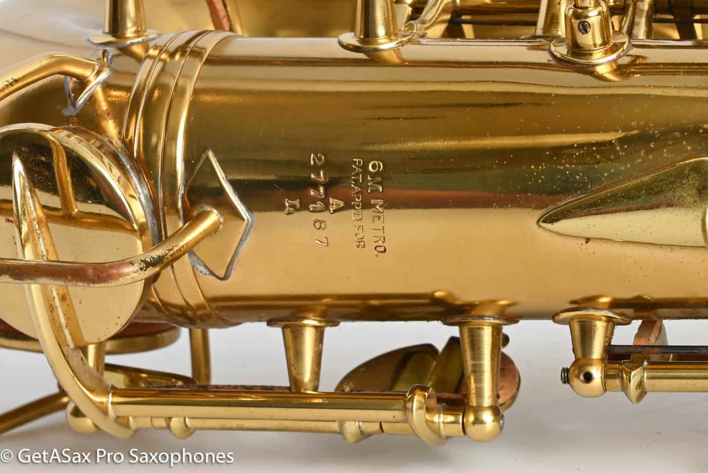 Conn 6M Metro Alto Rare 1936 Relacquered Very Good Physical Condition 277187