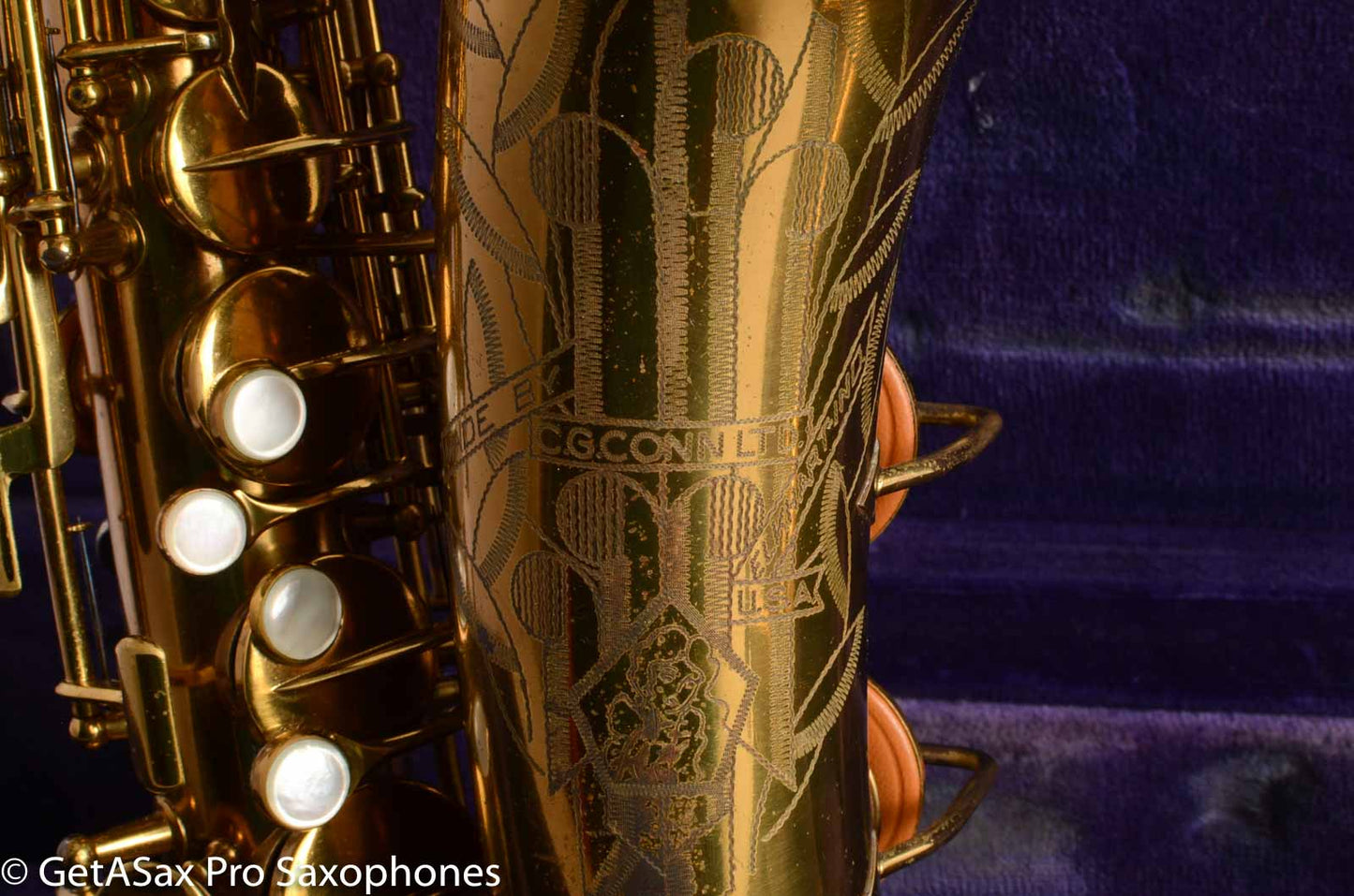 Conn 6M Alto Saxophone Original Lacquer  Metro Neck Great Condition New Pads 271271