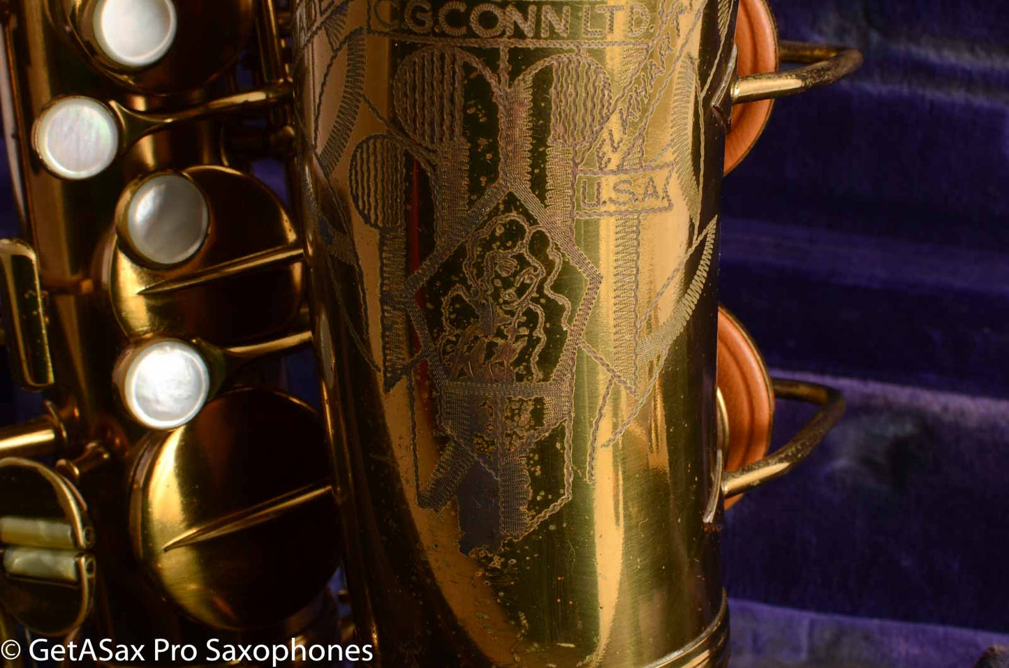 Conn 6M Alto Saxophone Original Lacquer  Metro Neck Great Condition New Pads 271271