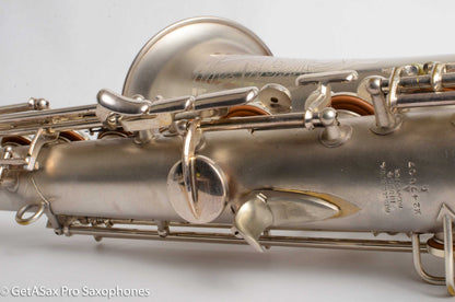 Conn 6M Transitional Alto Art Deco Silver Recent Overhaul! Excellent! 247007