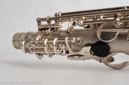 Conn 6M Transitional Alto Art Deco Silver Recent Overhaul! Excellent! 247007