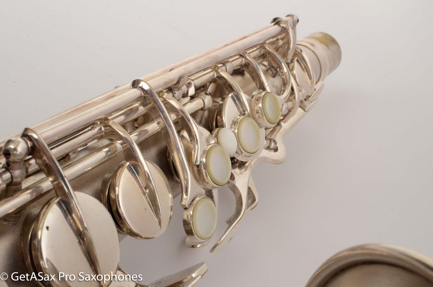 Conn 6M Transitional Alto Art Deco Silver Recent Overhaul! Excellent! 247007