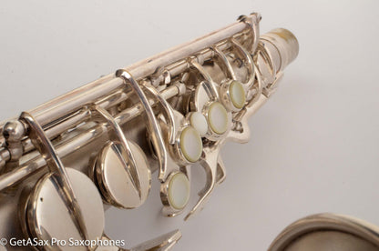 Conn 6M Transitional Alto Art Deco Silver Recent Overhaul! Excellent! 247007