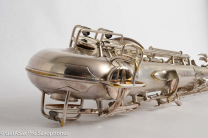 Conn 6M Transitional Alto Art Deco Silver Recent Overhaul! Excellent! 247007
