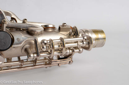 Conn 6M Transitional Alto Art Deco Silver Recent Overhaul! Excellent! 247007