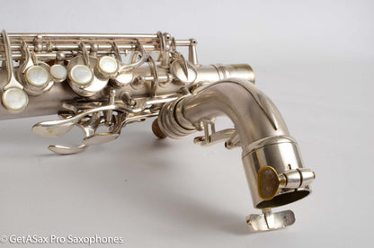 Conn 6M Transitional Alto Art Deco Silver Recent Overhaul! Excellent! 247007