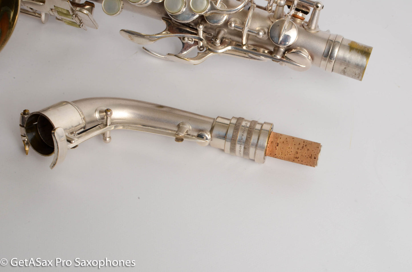 Conn 6M Transitional Alto Art Deco Silver Recent Overhaul! Excellent! 247007