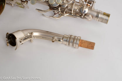 Conn 6M Transitional Alto Art Deco Silver Recent Overhaul! Excellent! 247007