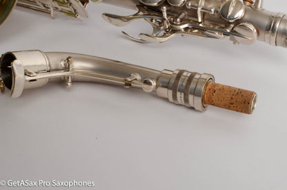 Conn 6M Transitional Alto Art Deco Silver Recent Overhaul! Excellent! 247007