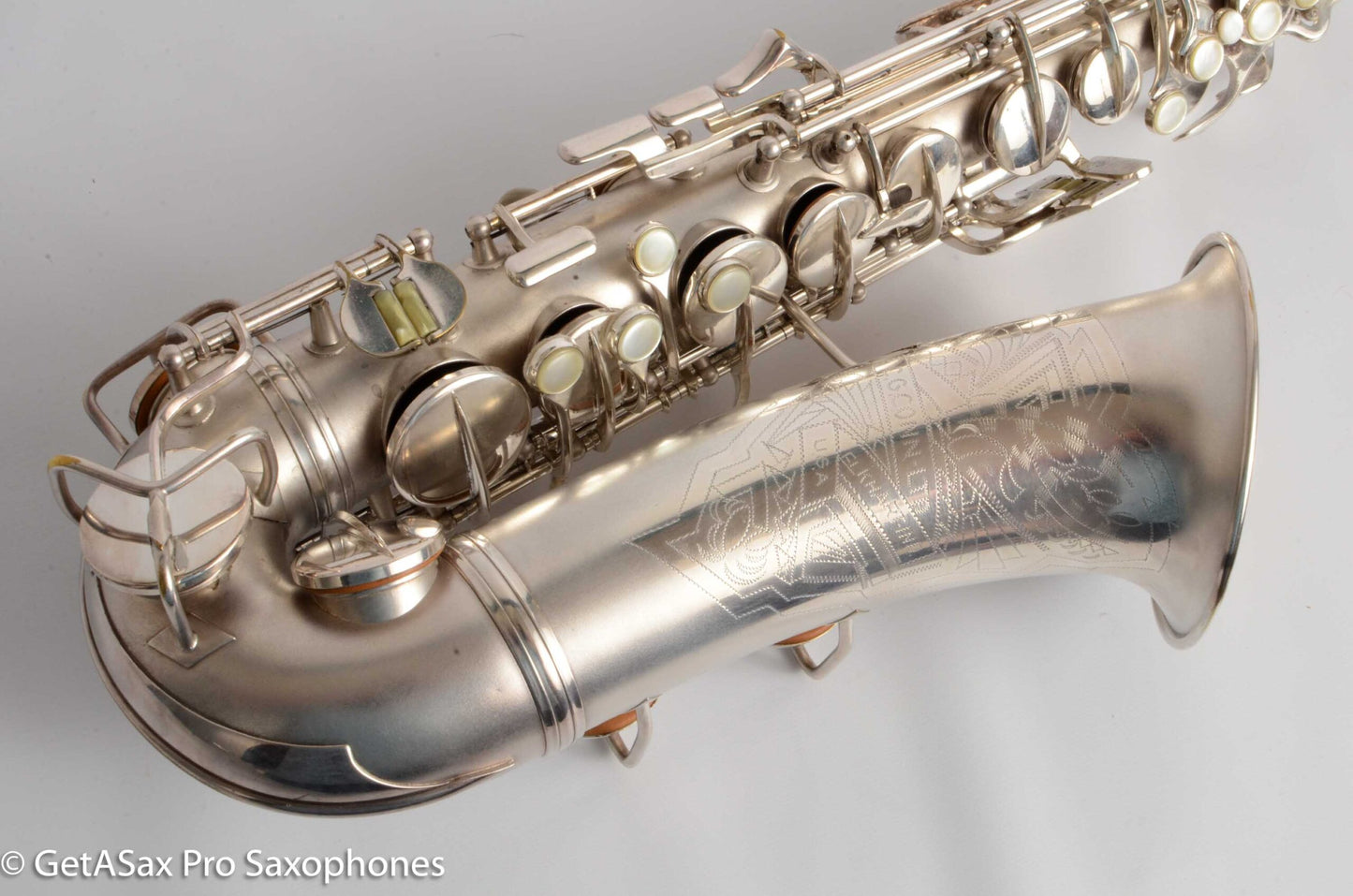 Conn 6M Transitional Alto Art Deco Silver Recent Overhaul! Excellent! 247007
