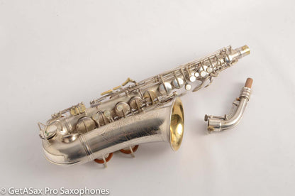 Conn NWII / 6M Transitional Alto 247xxx Silver Plate Good Pads Ergonomic Mods