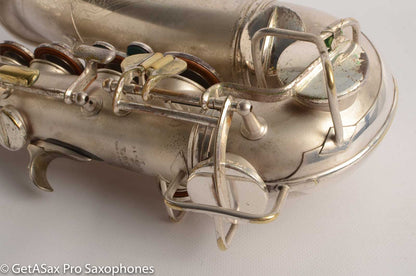 Conn NWII / 6M Transitional Alto 247xxx Silver Plate Good Pads Ergonomic Mods