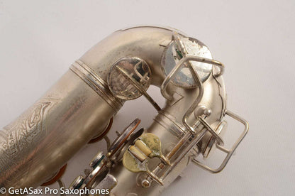 Conn NWII / 6M Transitional Alto 247xxx Silver Plate Good Pads Ergonomic Mods