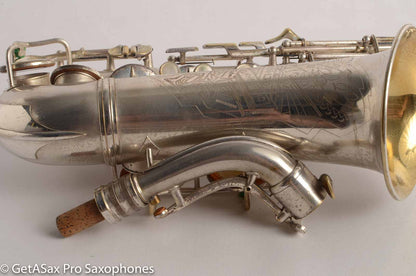 Conn NWII / 6M Transitional Alto 247xxx Silver Plate Good Pads Ergonomic Mods