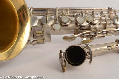 Conn NWII / 6M Transitional Alto 247xxx Silver Plate Good Pads Ergonomic Mods