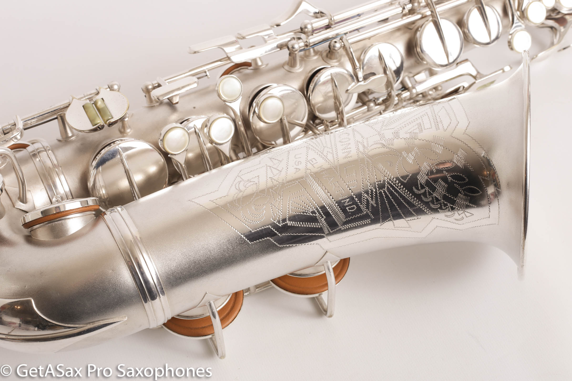 Conn Transitional Alto Silver Art Deco Excellent Condition