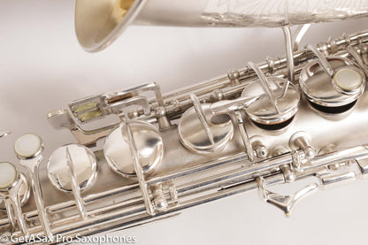 Conn Transitional Alto Silver Art Deco Excellent Condition Overhauled! 247007