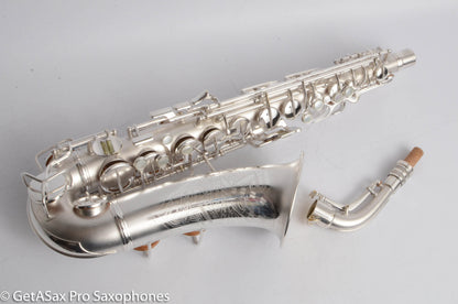 Conn 6M Transitional Alto Art Deco Near Mint Silver + Overhauled Exceptional 248710