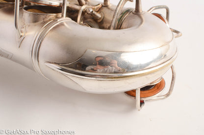 Conn 6M VIII Original Silver Plate Pre-War Rare Version 285404 Excellent Condition