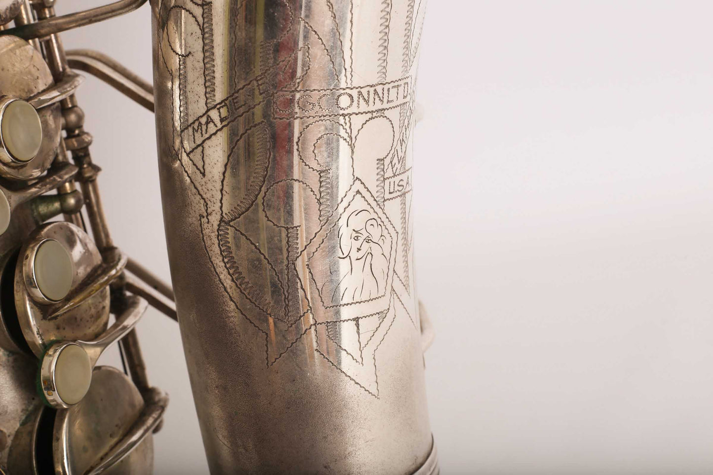 Conn 6M VIII Alto Original Silver Plate 309574 Great Condition!