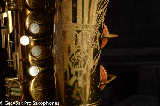Conn 6M VIII Alto Saxophone Pre-War Original Lacquer Great Player! 295729