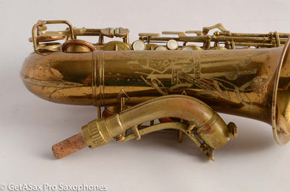 Conn 6M VIII Alto Saxophone Pre-War Original Lacquer Great Player! 295729
