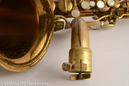 Conn 6M VIII Alto Saxophone Pre-War Original Lacquer Great Player! 295729
