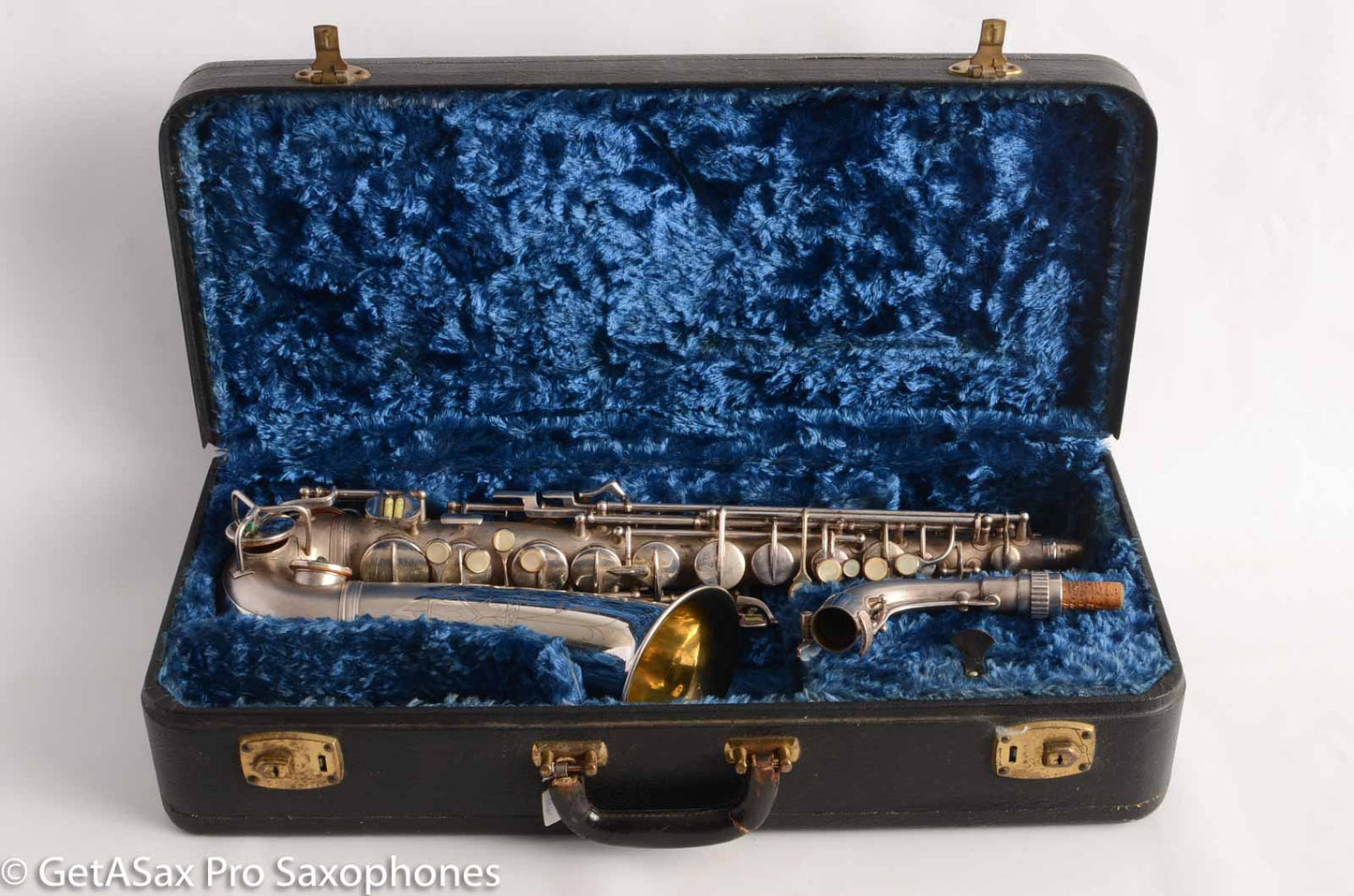 Conn 6M VIII Alto Saxophone Original Silver Plate Rolled Tone Holes 312091