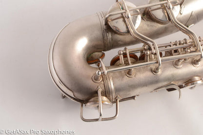 Conn 6M VIII Alto Saxophone Original Silver Plate Rolled Tone Holes 312091