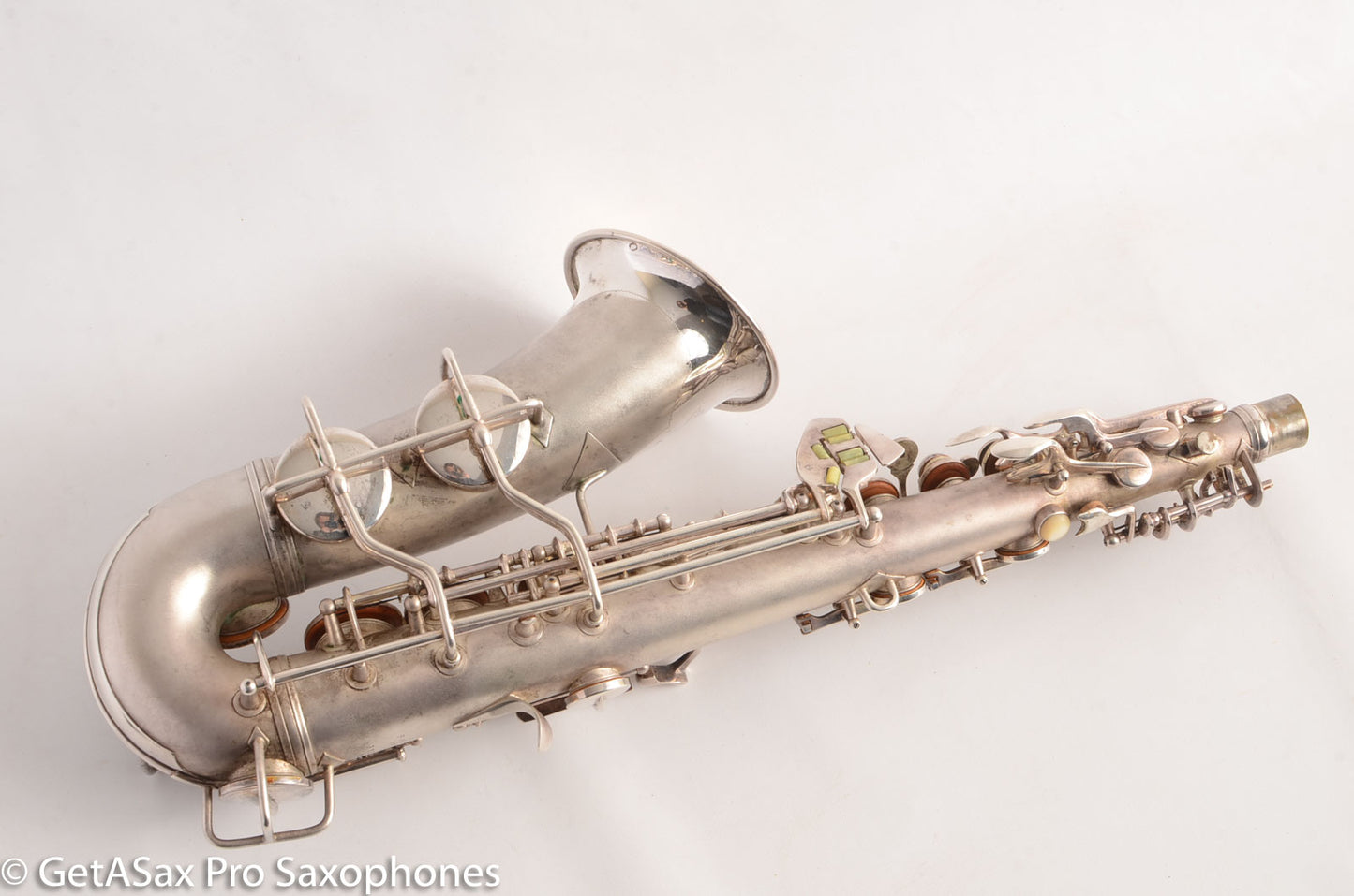 Conn 6M VIII Alto Saxophone Original Silver Plate Rolled Tone Holes 312091