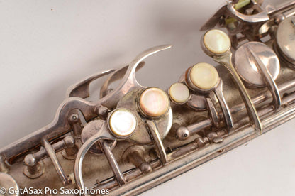 Conn 6M VIII Alto Saxophone Original Silver Plate Rolled Tone Holes 312091