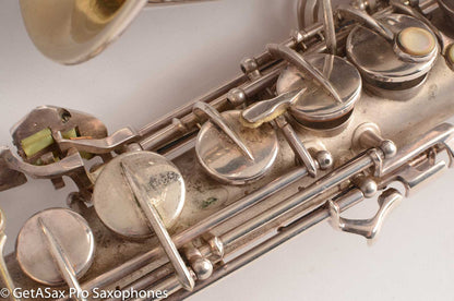 Conn 6M VIII Alto Saxophone Original Silver Plate Rolled Tone Holes 312091