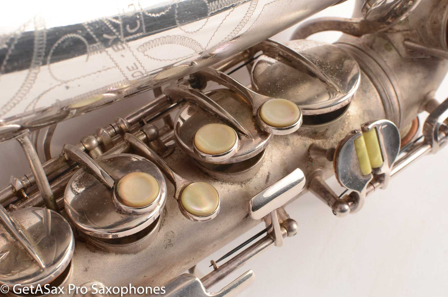 Conn 6M VIII Alto Saxophone Original Silver Plate Rolled Tone Holes 312091