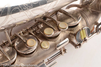 Conn 6M VIII Alto Saxophone Original Silver Plate Rolled Tone Holes 312091