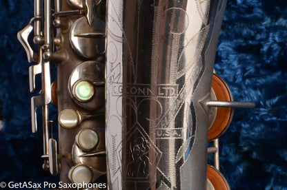 Conn 6M VIII Alto Saxophone Original Silver Plate Rolled Tone Holes 312091