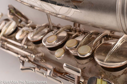 Conn 6M VIII Alto Saxophone Original Silver Plate Rolled Tone Holes 312091