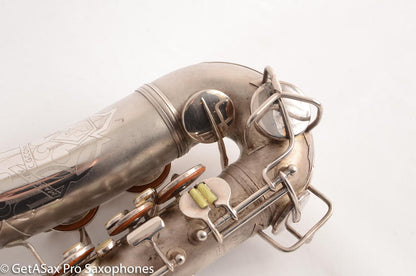 Conn 6M VIII Alto Saxophone Original Silver Plate Rolled Tone Holes 312091