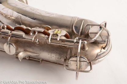 Conn 6M VIII Alto Saxophone Original Silver Plate Rolled Tone Holes 312091