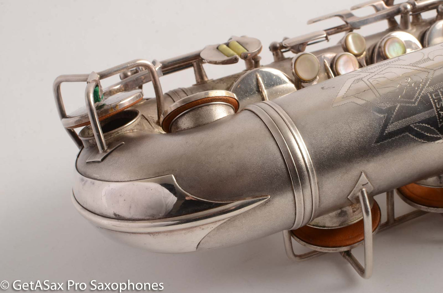 Conn 6M VIII Alto Saxophone Original Silver Plate Rolled Tone Holes 312091