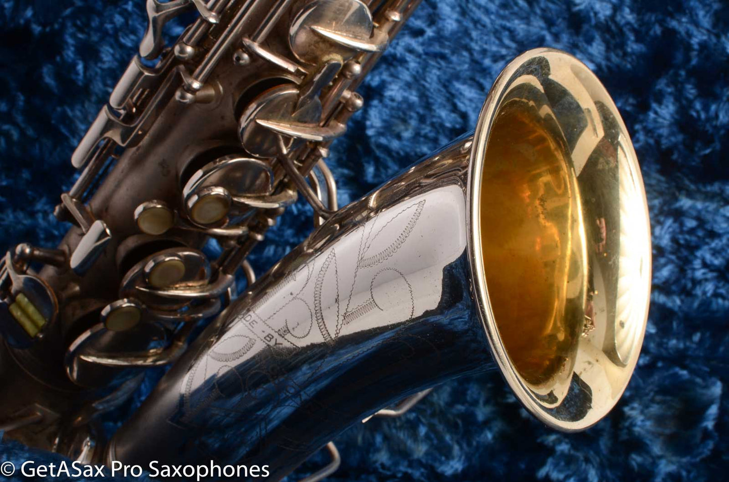 Conn 6M VIII Alto Saxophone Original Silver Plate Rolled Tone Holes 312091