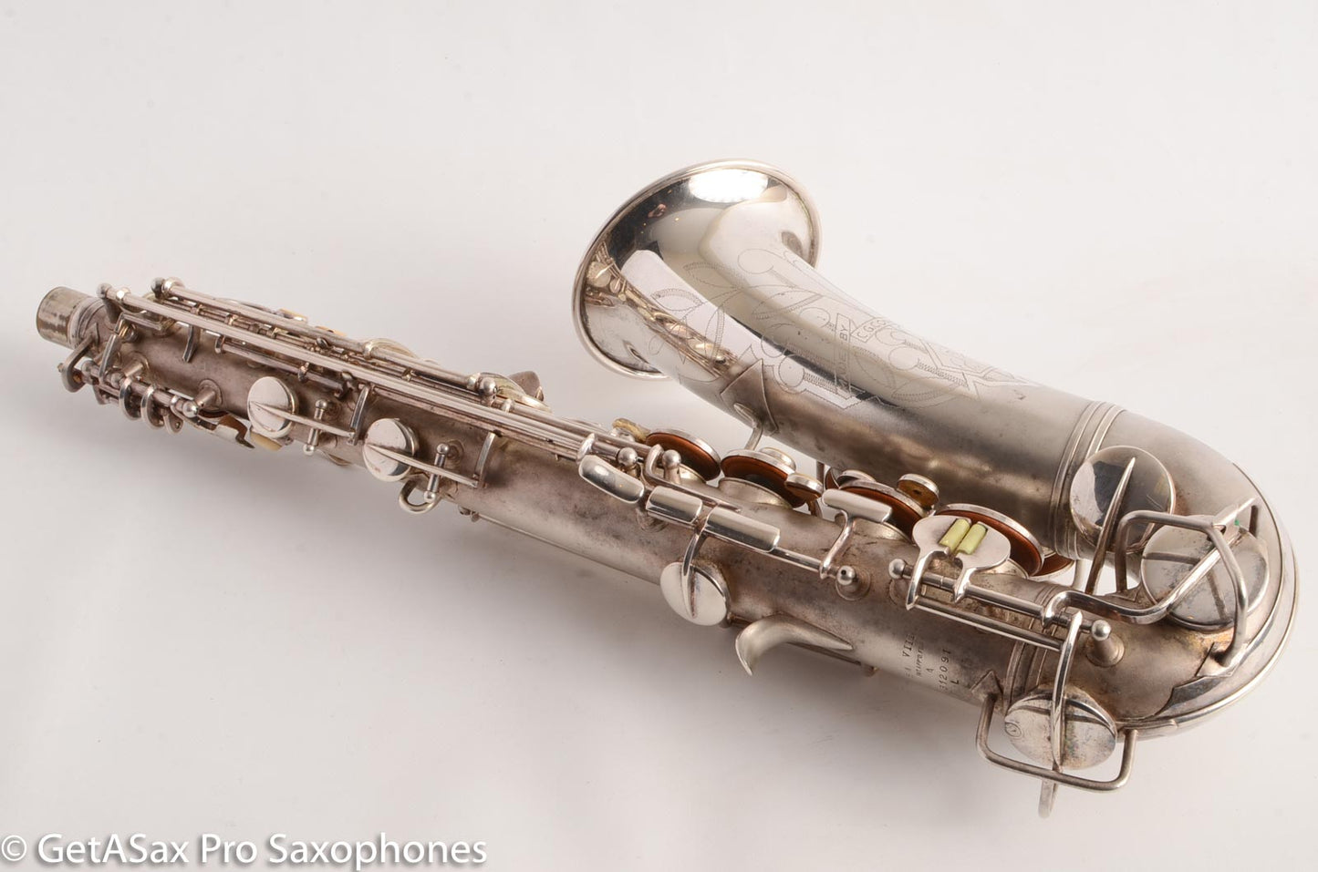 Conn 6M VIII Alto Saxophone Original Silver Plate Rolled Tone Holes 312091