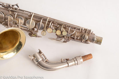 Conn 6M VIII Alto Saxophone Original Silver Plate Rolled Tone Holes 312091