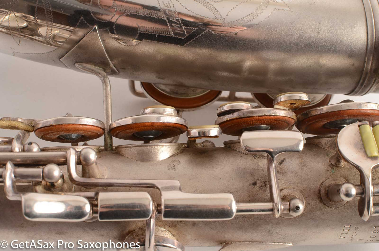 Conn 6M VIII Alto Saxophone Original Silver Plate Rolled Tone Holes 312091