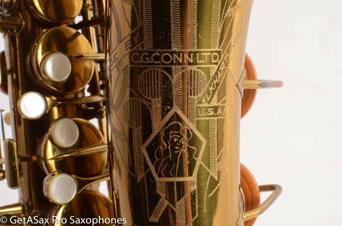 Conn 6M VIII Alto Saxophone Pre-War Original Lacquer Very Good Condition Plays Well 294775