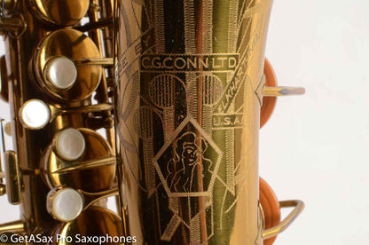 Conn 6M VIII Alto Saxophone Pre-War Original Lacquer Very Good Condition Plays Well 294775