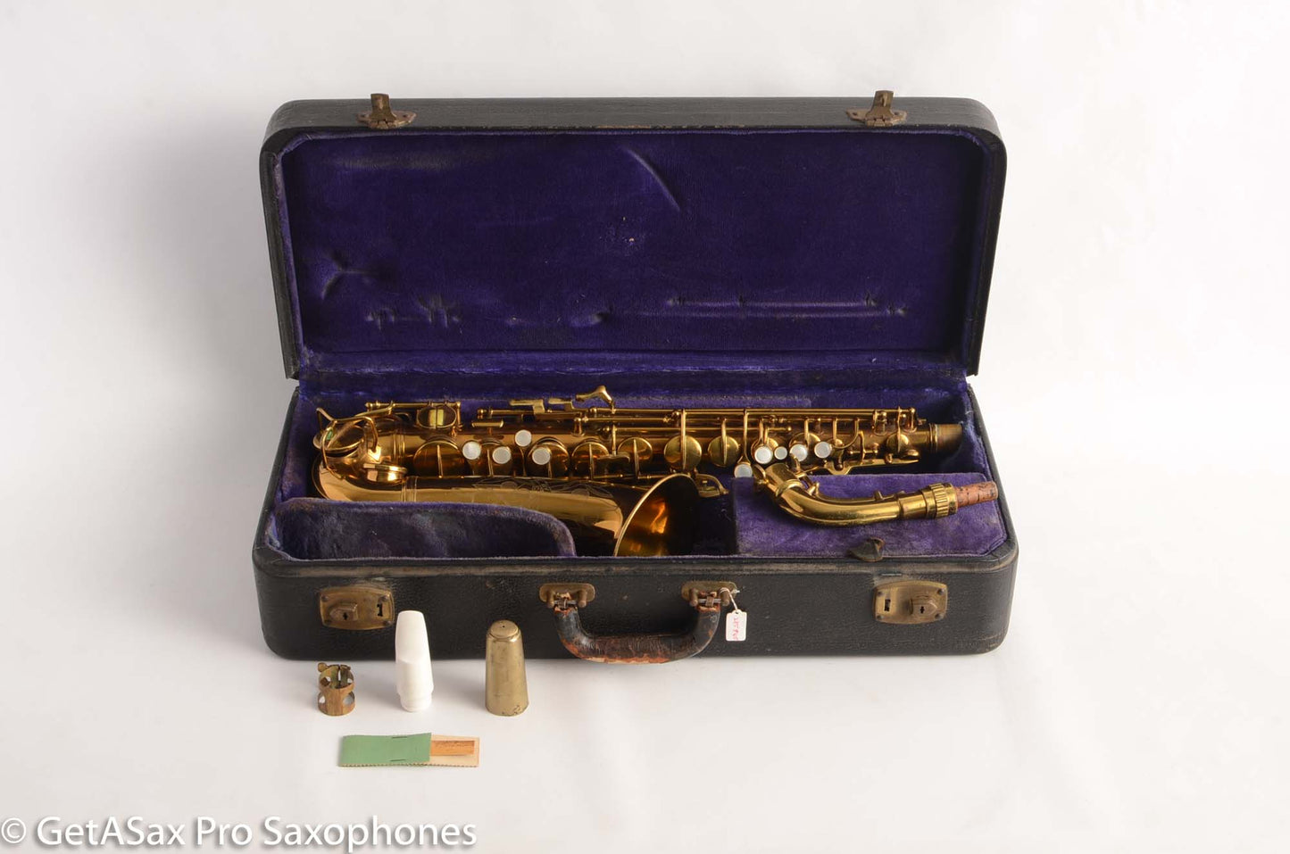 Conn 6M VIII Alto Saxophone Pre-War Original Lacquer Old Pads Excellent Condition 285940