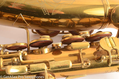 Conn 6M VIII Alto Saxophone Pre-War Original Lacquer Old Pads Excellent Condition 285940